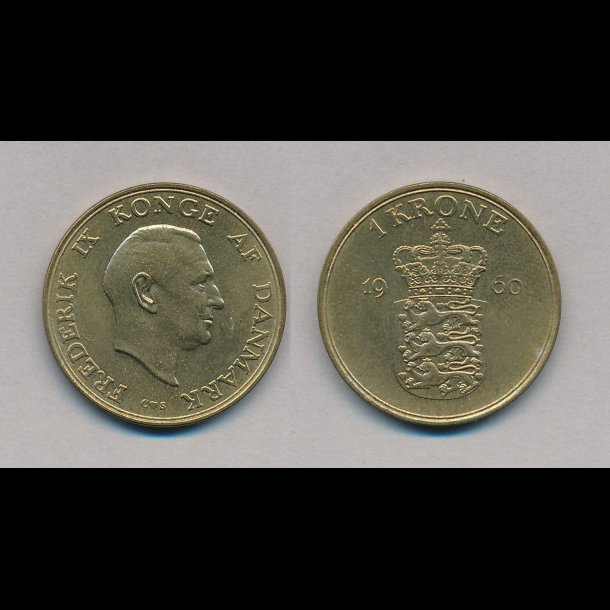 1960, 1 krone,