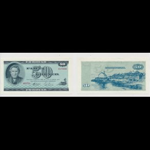 1978 A, Frerne, 50 kronur seddel, 0,