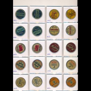 1921 - 22, Prima samling postskillem�nter, super kvalitet, 0 / 01,