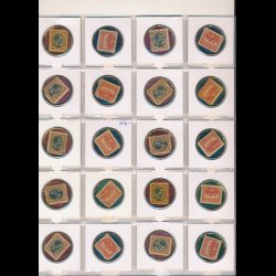 1921 - 22, Prima samling postskillemnter, super kvalitet, 0 / 01,