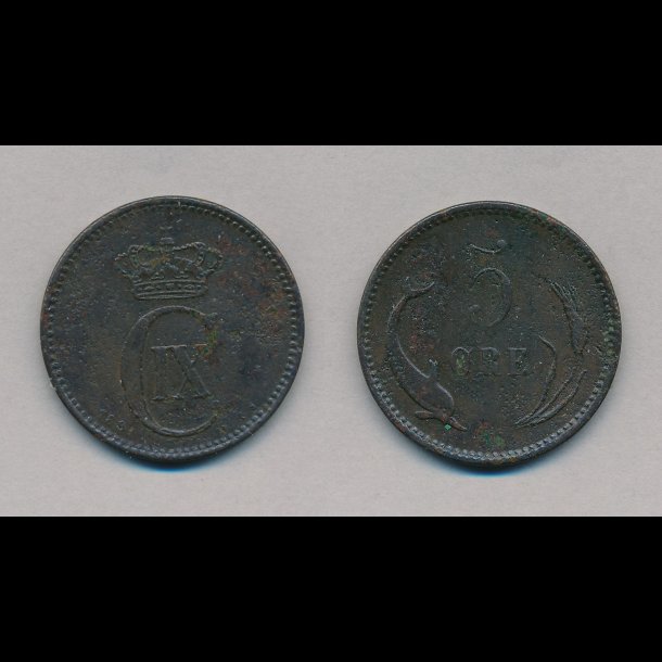 1891, 5 re, 1-,