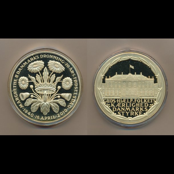 2010, Dronning Margrethe's 70 rs fdselsdags medalje,