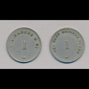Sieg 7, C. A. Daniel & Co, 1 cent, 1+, 