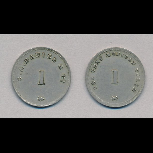 Sieg 7, C. A. Daniel &amp; Co, 1 cent, 1+, 