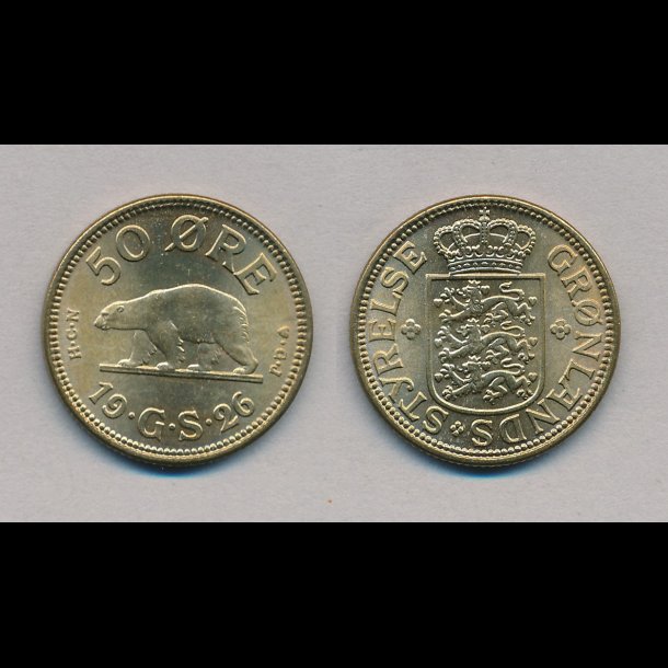 1926, Grnland, 50 re, 0,