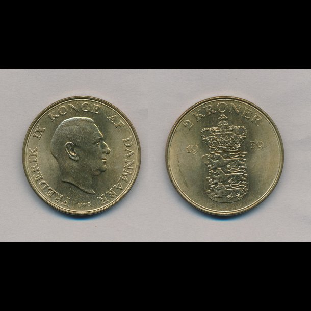 1959, 2 kroner, 0,