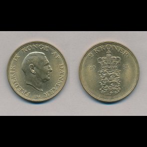 1958, 2 kroner, 01,