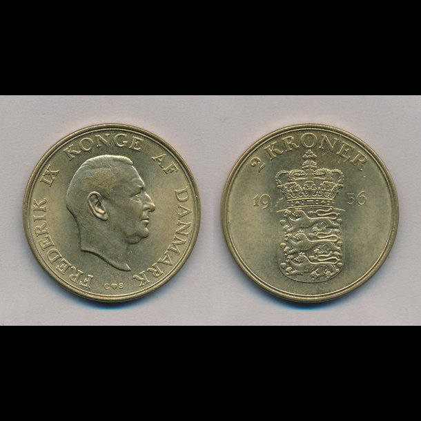 1956, 2 kroner, 01,