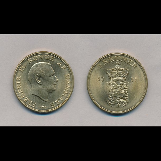 1953, 2 kroner, 