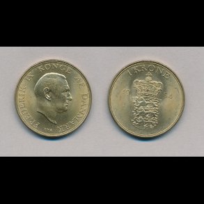 1954, 1 krone, 0,