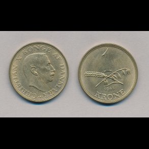 1945, 1 krone, 0,