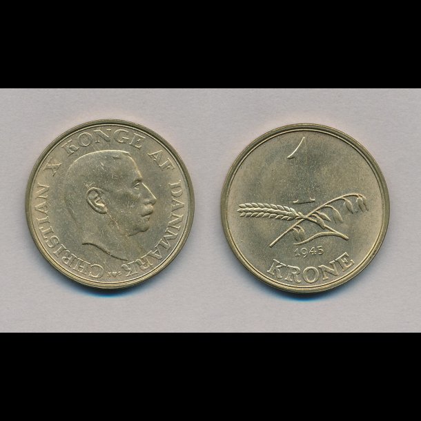 1945, 1 krone, 0,