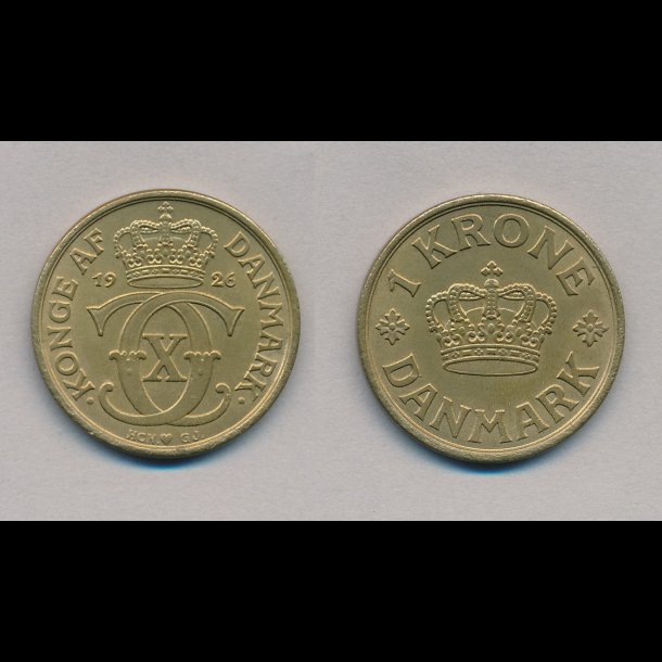 1926, 1 krone, 01,