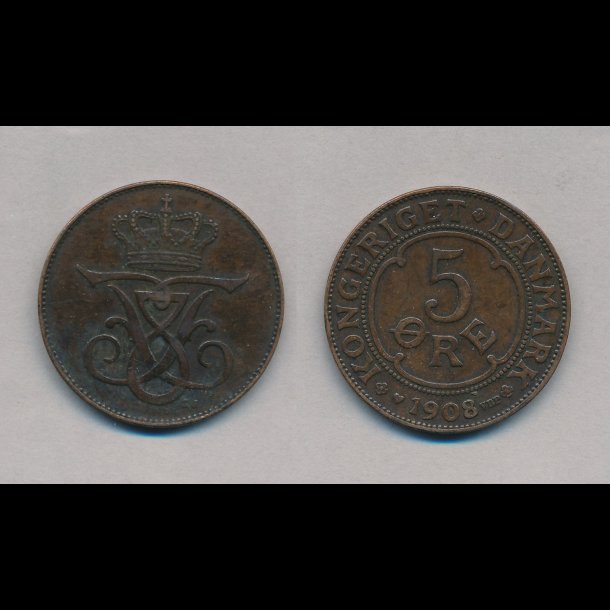 1908, 5 re, 1+,