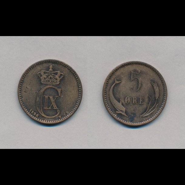 1890, 5 re, 1+,