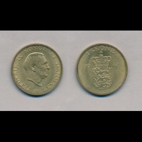 1947, Frederik IX, 1 krone, 01,