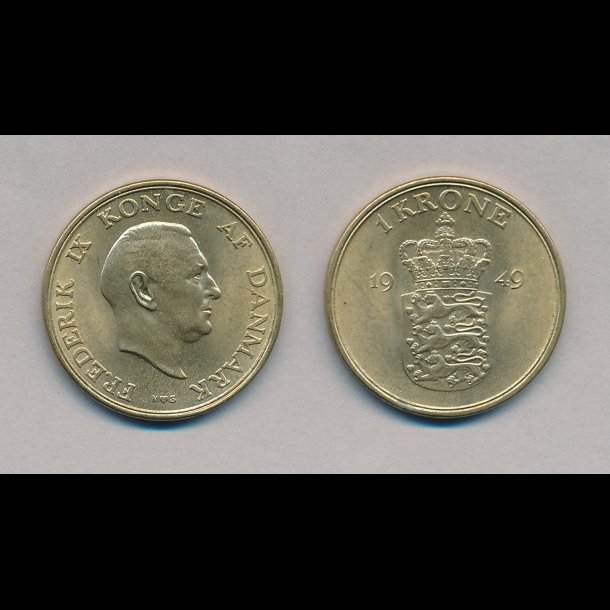 1949, 1 krone, 0,