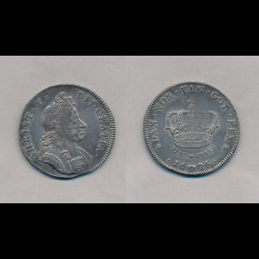 1694, Christian V, krone, 1+, H 99A,