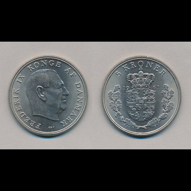 1961, 5 kroner, 0,