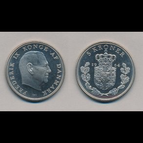 1964, 5 kroner, M,