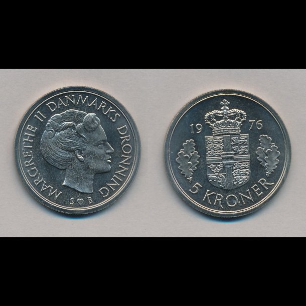 1976, 5 kroner, 0,