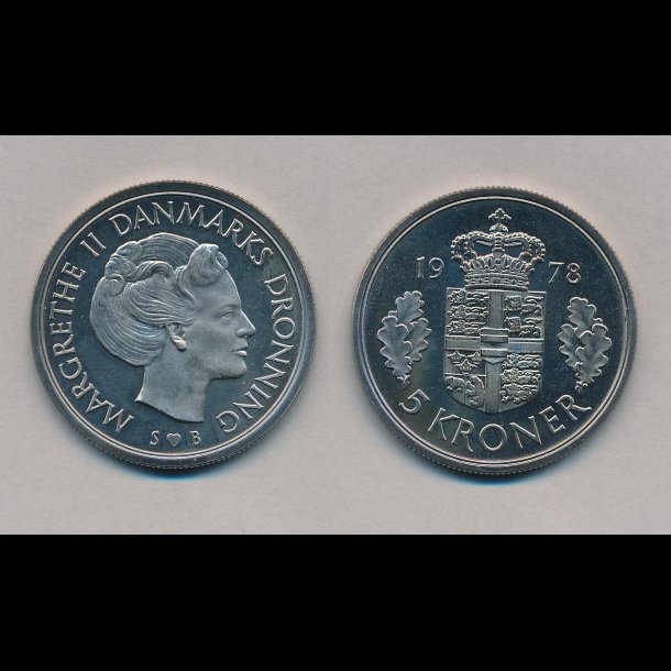 1978, 5 kroner, 0 / M,