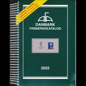 2025, AFA, Danmark frimrkekatalog, spiralryg,