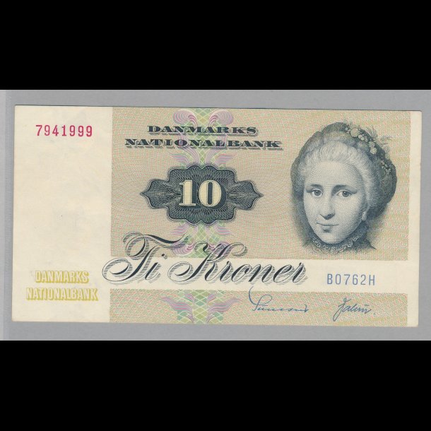 1976, 10 kroner, B-serie,