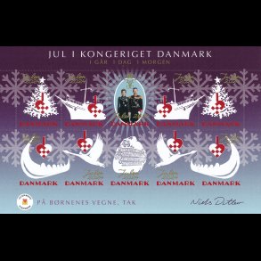 2024, Jul i Kongeriget Danmark, selvkl�bende miniark,