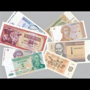 �steuropa, 8 forskellige sedler, 1554