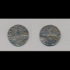 1035 - 1042, Hardeknud, penning, 1+, Lund, HB 28,