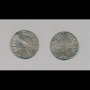 1042 - 1047, Magnus den Gode, pennig, Lund, 1, Hbg 1, fin patina, svagt b�jespor,