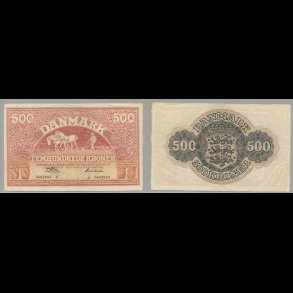 1959, 500 kroner, seddel, S 127, 1+, 