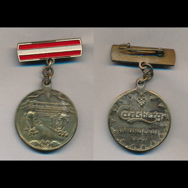 Carlsberg medalje med elefanterne,