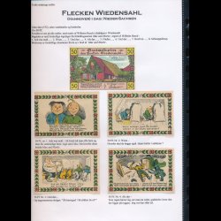 Tyskland, ndpengesedler, professionel samling, Waldbrl - Zwischenahn, ca 480 sedler, lbnr W-Z, 