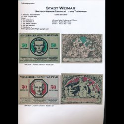 Tyskland, ndpengesedler, professionel samling, Waldbrl - Zwischenahn, ca 480 sedler, lbnr W-Z, 