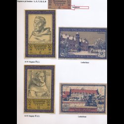 Tyskland, ndpengesedler, professionel samling, Waldbrl - Zwischenahn, ca 480 sedler, lbnr W-Z, 