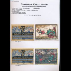 Tyskland, ndpengesedler, professionel samling, Kahla - Kyritz, ca 335 sedler, lbnr K,