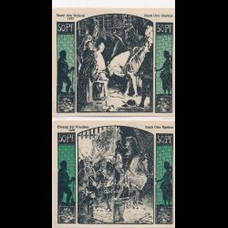 Tyskland, ndpengesedler, professionel samling, Paderborn - Querfurt, ca 250 sedler, lbnr P-Q,