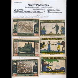 Tyskland, ndpengesedler, professionel samling, Paderborn - Querfurt, ca 250 sedler, lbnr P-Q,