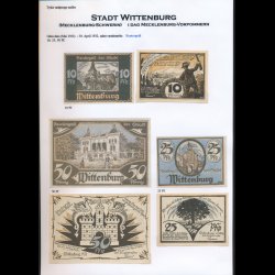 Tyskland, Mecklenburgske Reutergeld, professionel samling, ca 220 stk, lbnr Reutergeld,