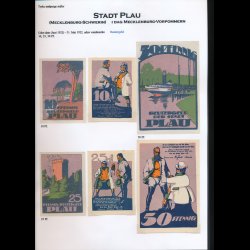 Tyskland, Mecklenburgske Reutergeld, professionel samling, ca 220 stk, lbnr Reutergeld,