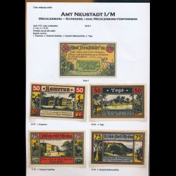 Tyskland, ndpengesedler, professionel samling, Nachterstedt - Nrnberg, ca 380 sedler, lbnr N,
