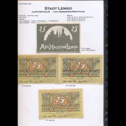 Tyskland, ndpengesedler, professionel samling, Laage - Lyck, ca 365 sedler, lbnr L,