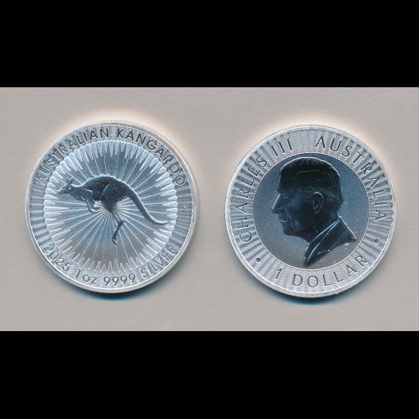 2025, Australien, Silver Kangaroo, 1 dollar, 1 oz, slvmnt,