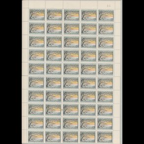 1925, Vinterlandskab, 2-delt, nederste margin mangler,