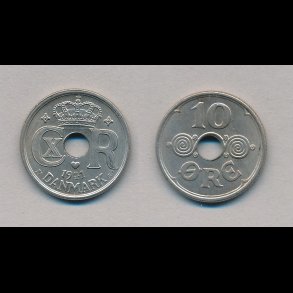 1941, 10 �re, kobbernikkel, 0,