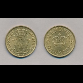 1925, 2 kroner, 0 / 01,