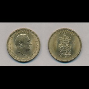 1953, Frederik IX, 2 kroner, 0,