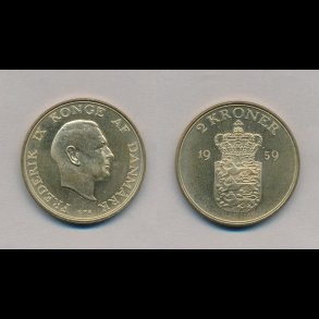 1959, 2 kroner, 0,